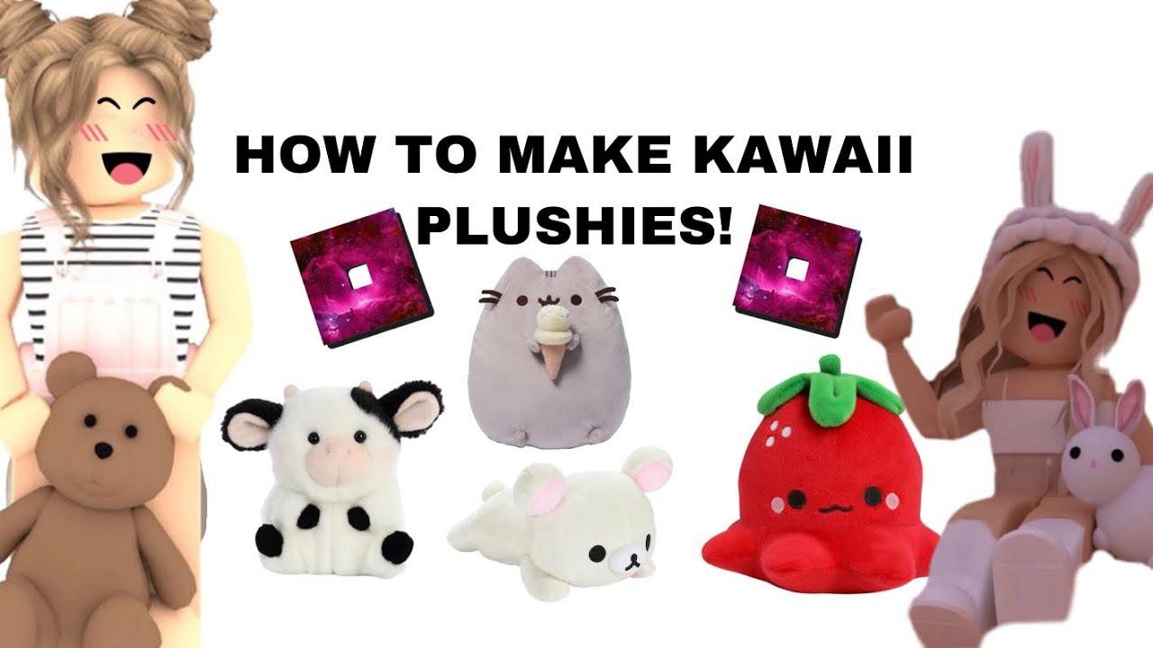 How to make DIY plushies kawaii in Adopt me! - YouTube