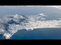冬の函館空港～市街～函館山空撮 HAKODATE JAPAN Winter Aerial Shoot