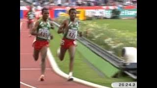 Bekele-Gabrselassie-10,000m,World Championships,Paris,2003