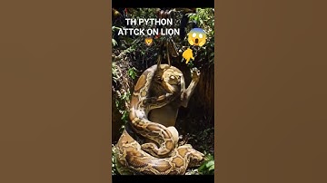 "Lion Falls Into Pit… Then Comes a Giant Python! What Happened Will Shock You! 🦁🐍💔"#ytshorts #usa