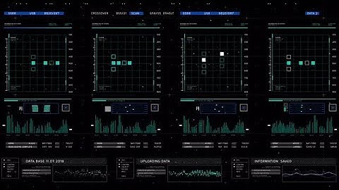Complex HUD Display Stock Motion Graphics