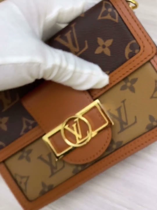 .com: Louis Vuitton Monogram Canvas Dauphine Chain Wallet