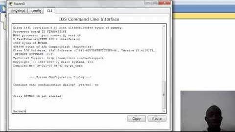 Configuration très basique d