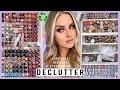 DECLUTTER! ♻️ lipsticks, eyeshadows, glitters & more 💕 HUGE MAKEUP ORGANISATION 2020