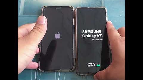 Iphone XS Max vs Samsung A71