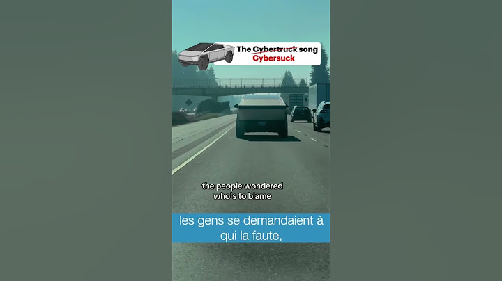 "'Cybersuck song" = le chant anti Cybertruck qui buzz #cybertruck #tesla
