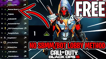 *AFTER PATCH* BLACK OPS 6/WARZONE No SBMM/Bot lobby GLITCH | /Reverse Boost/2BOX UPDATED METHOD