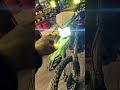 Trail bike upgraded with HJG lights, hand guards, mirrors and switches, fully setup by FancyBikes.pk