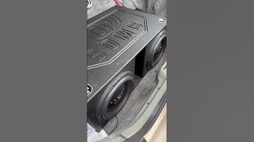 2 12in DB drive subwoofers. Pushed by 5k Bass Xtreme amplifier #dbdrive