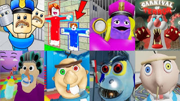 Speed RUNS! Police Girl, Skibi Toilet Barry, Carnival, Easy Grow, Ipad, Egg, Baby Granny, Bobby