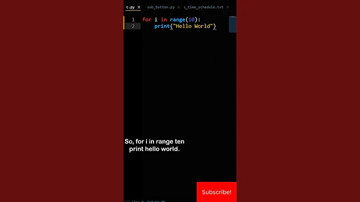 Print Hello World 10 Times In Python