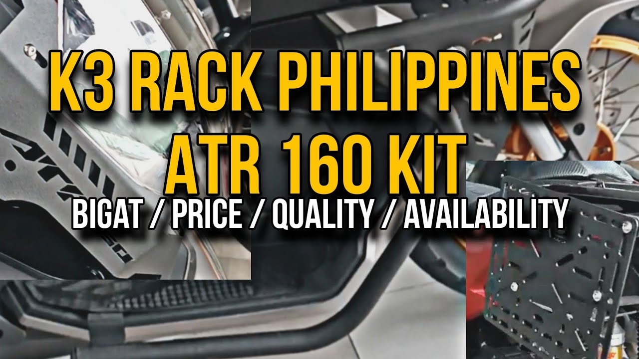 ATR 160 K3 rack Kit | Bigat Presyo Quality | availability - YouTube