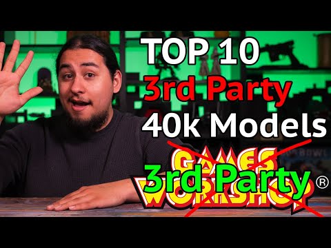Top 10 *Not Quite* 40k Models from Other Companies | 3rd Party Miniatures!