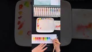 동양화 초보 주목! 처음에 뭐부터하지?!(with. 알파채향) #동양화 #watercolor #물감