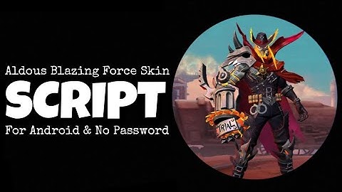 Aldous Blazing Force Skin | Gloo Patch | No Password.