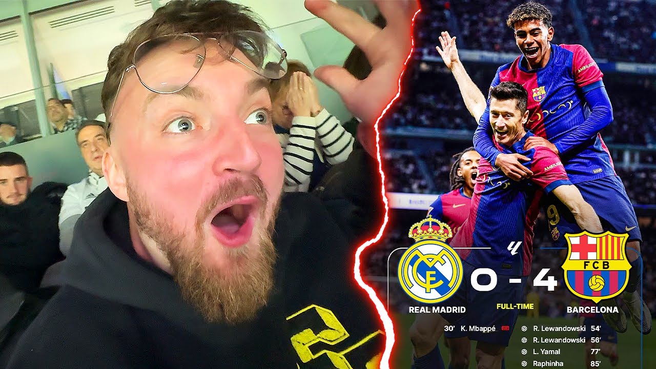 Real Madrid vs. FC Barcelona - Stadionvlog ❤️‍🔥😱 | 4:0 DEMÜTIGUNG, UNFASSBAR... | ViscaBarca