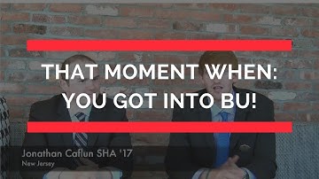 When I Got Into BU I Was...Welcome Class of 2021!