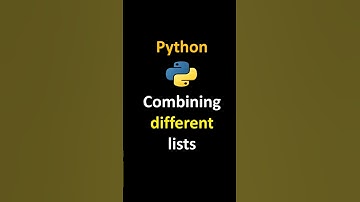 Python: combining different lists #python #coding #tricks #combine #list