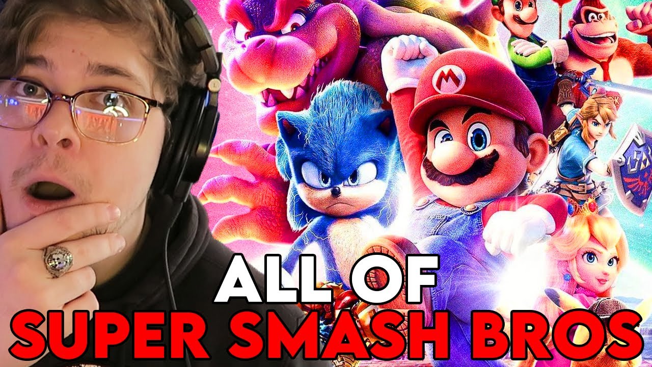 NON FAN reacts to Super Smash Bros All Intros - From 64 to Ultimate