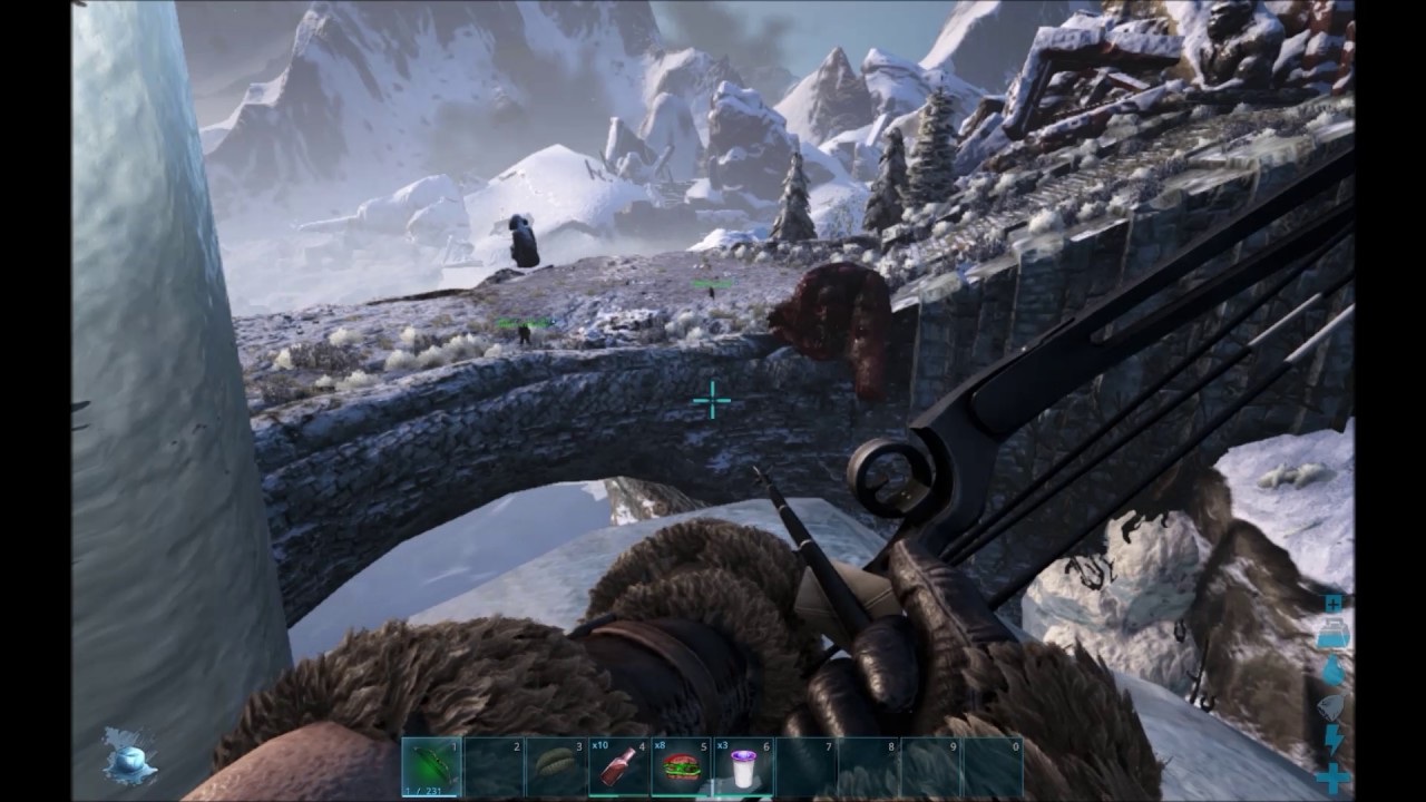 ARK Survival Evolved - HARD Megapithecus? EASY! BONUS Unicorn on the ...