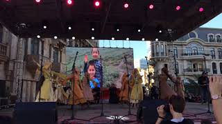 Праздник Гандагана в Батуми. Грузинский женский танцевальный ансамбль | Festival Gandagana in Batumi