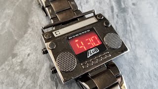 Flüd Boombox Men's LED Watch Original Bracelet and Box Fully Functional HUGE