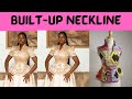 How to cut and sew a built-up neckline blouse with conical hip line (Prudent Gabriels design)