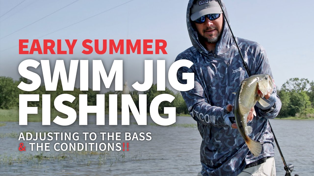 Adjust to the CONDITIONS! (Post Spawn SWIM JIG Fishing) ☀️