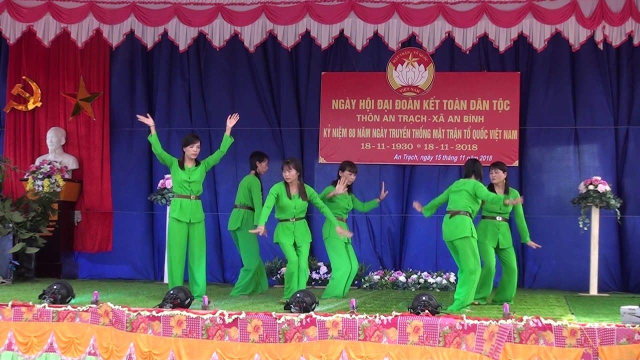 Múa tàu anh qua núi || Hội phụ nữ xã An Bình