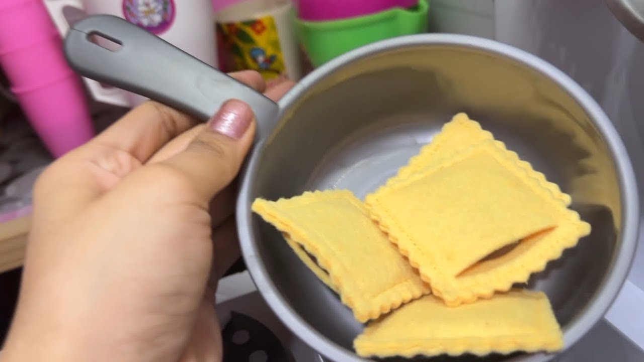 Preparando pasta 🍝| ASMR comidita de juguete