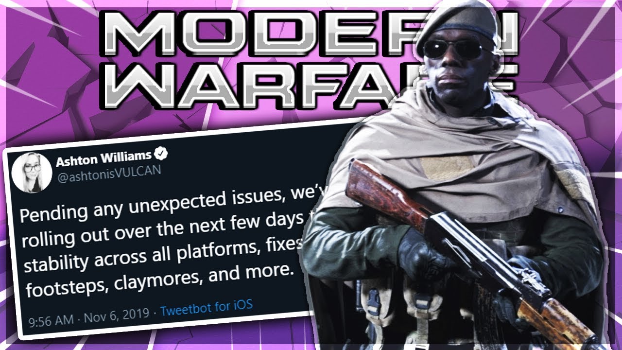 MASSIVE UPDATE COMING THIS WEEK! WEAPON BALANCE, FOOTSTEPS & MORE! (Modern Warfare Update 1.07)
