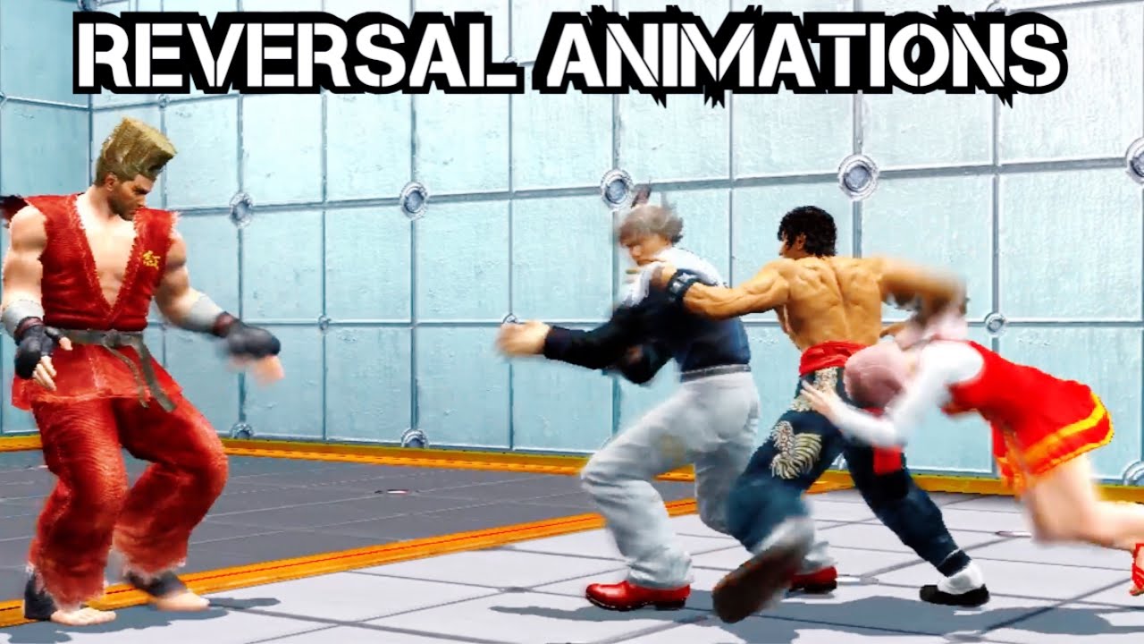 Tekken Tag Tournament 2 - All Tag Grab Reversal Animations (4K)