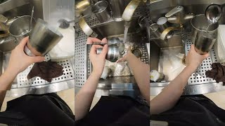 I'm making boba milk tea for you.