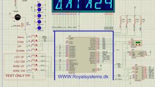 Nixie clock IV-17 russian menu setup demo