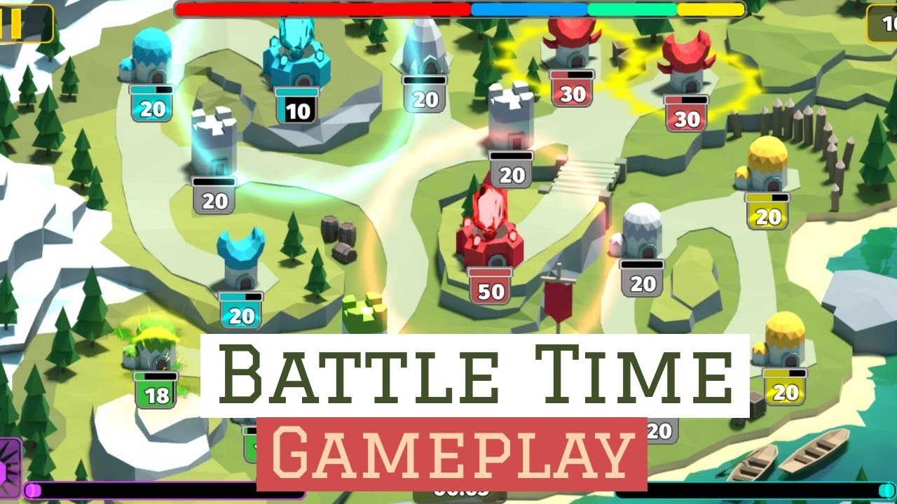 BattleTime Premium Real Time Strategy Offline Game GamePlay (Android/Ios) (ِِِclicker , Strategy)