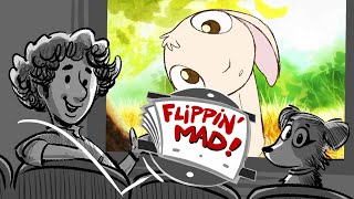 Flippin' Mad! #8 Handrawn animation to finished scene!