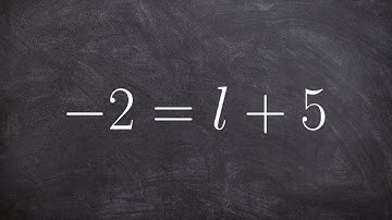 How to solve a one step equation using the subtraction property of equality