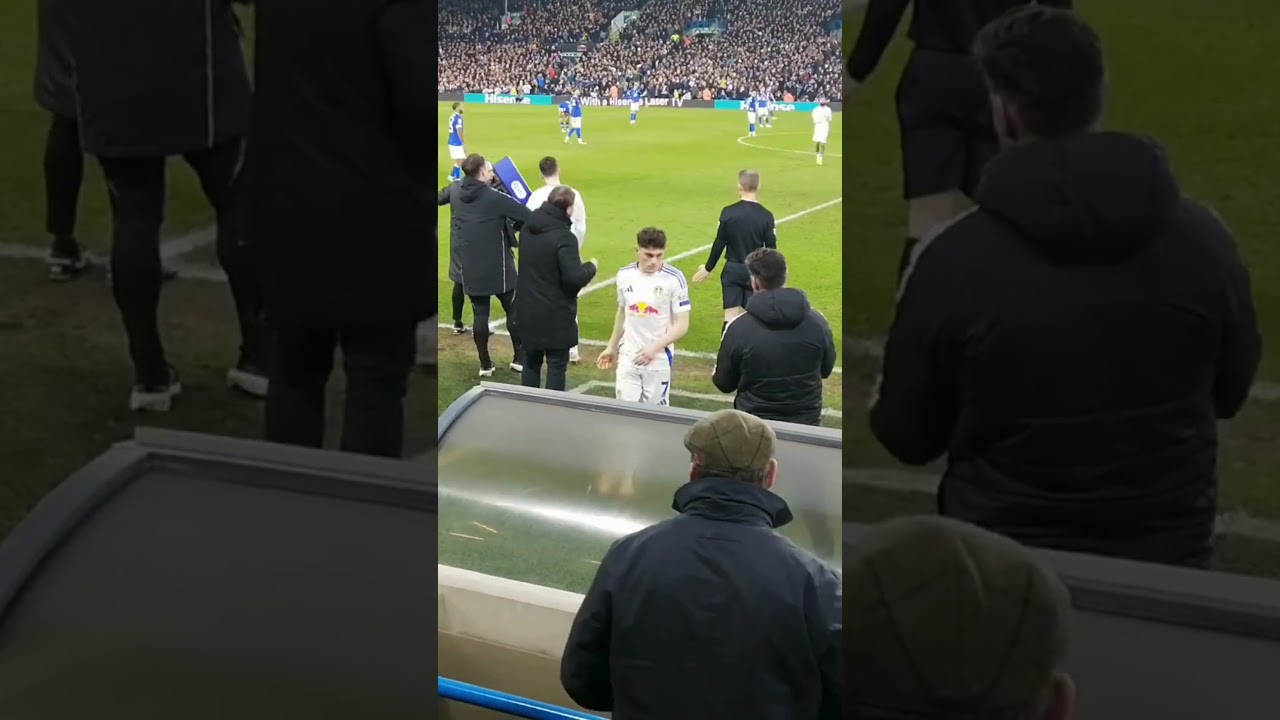 Leeds United Dan James and Jayden Bogle at Elland Road, fantastic yet again !! 