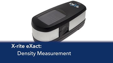 X-rite eXact - Measuring Density