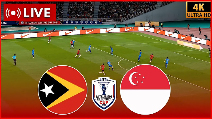 ⚽ สด : ติมอร์-เลสเต พบ สิงคโปร์ | AFF Mitsubishi Electric Cup Asean 2024 | ถ่ายทอดสดฟุตบอลจำลอง