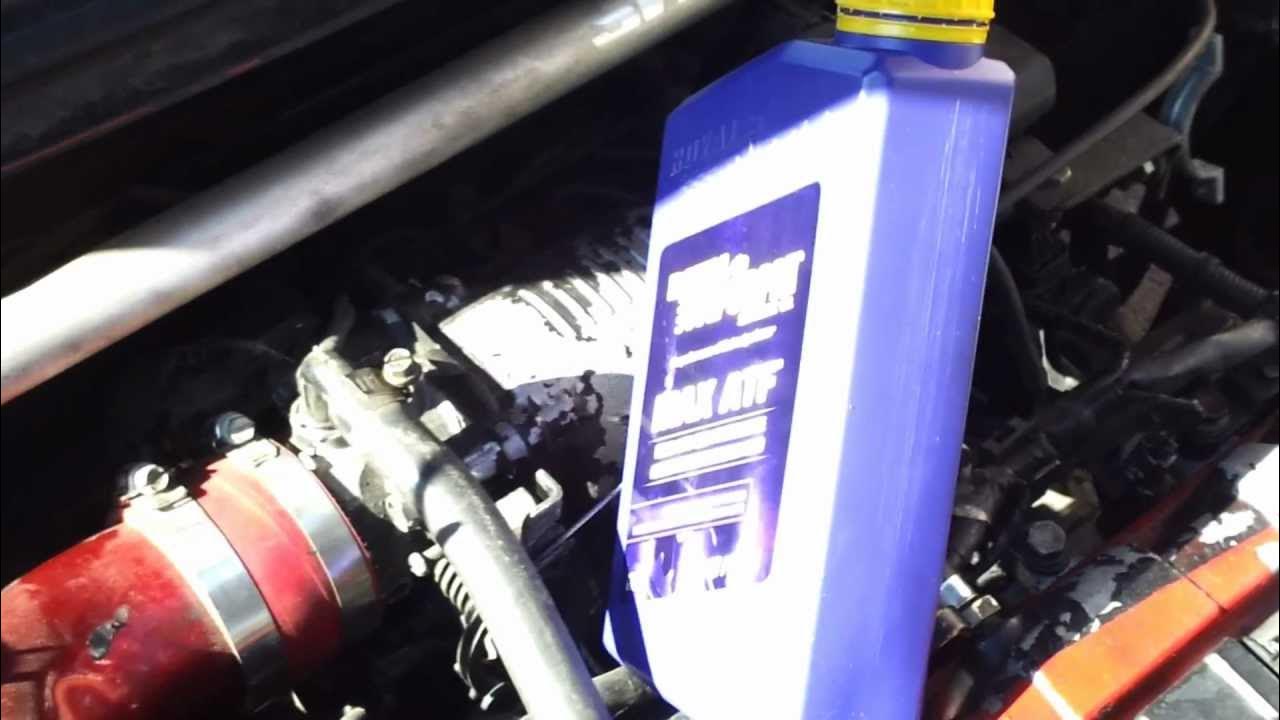 Changing the Power steering fluid 06 suzuki aerio SX - YouTube