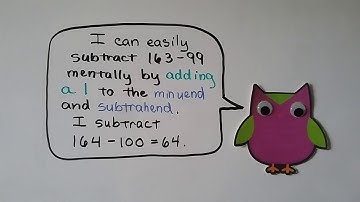 3rd Grade Math 1.9, Mental math strategies for subtraction