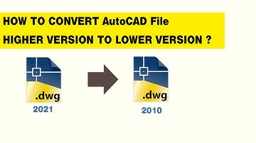 How to Convert Higher version AutoCAD file to Lower version ?|CAD file not open in AutoCAD