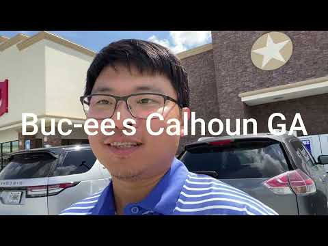 Visiting the Buc ee's Calhoun Georgia |Travel | Awesome Gas Station  | Beef Jerky Bar