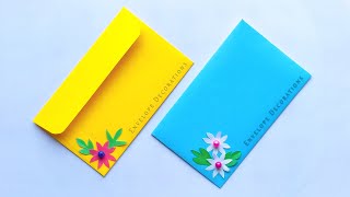 How To Make Gift Envelope | DIY Surprise Envelope Decoration Ideas | Envelope Making With Flowers screenshot 1