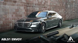 Asanti Envoy Abl51 Gloss Black Machined 22X9 Et20 22X10.5 Mercedes S Cl S580