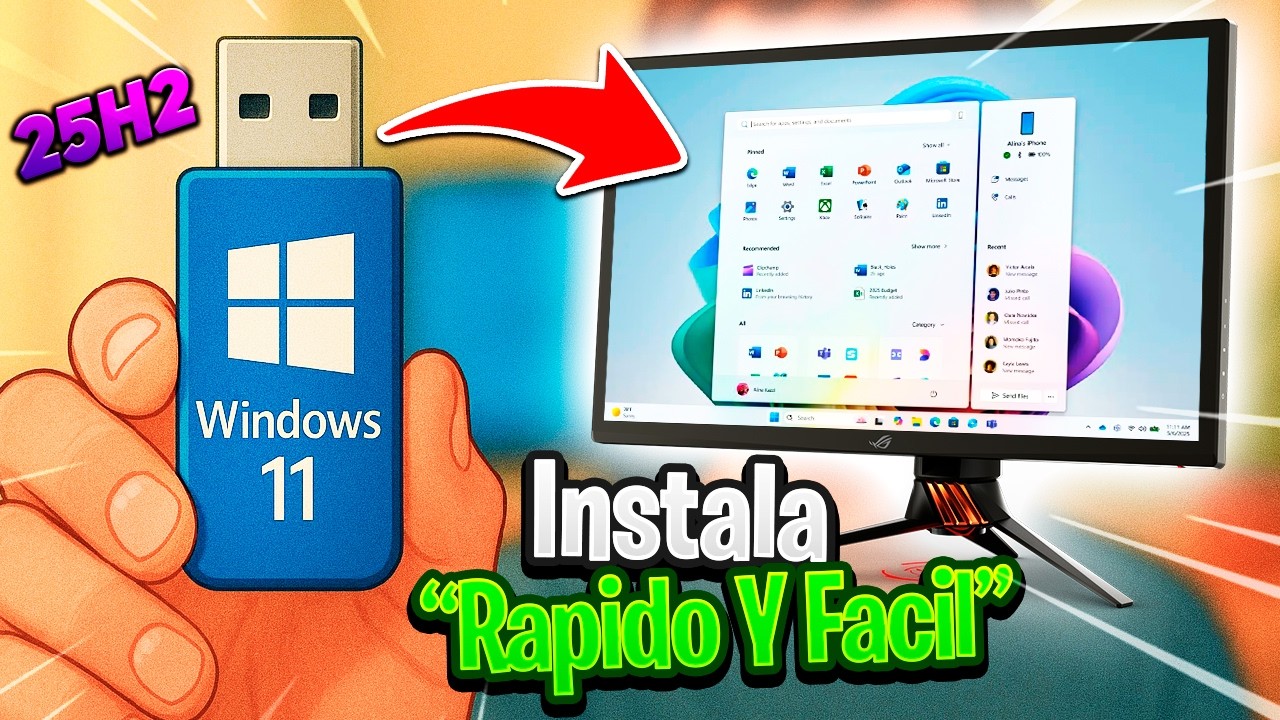 Como Instalar WINDOWS 11 PASO A PASO ✅ Desde Una USB En 2026