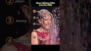 Never let Jimmy Fallon interview Millie, I laughed so hard I cried#celebrity #funny #foryou #shorts Profile