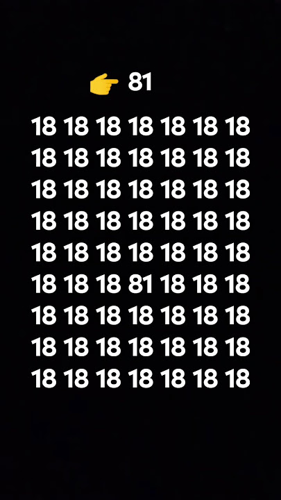 find the 81