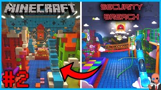 Minecraft Tour of The Daycare from FNAF Security Breach // Minecraft Pizzaplex Tour #2